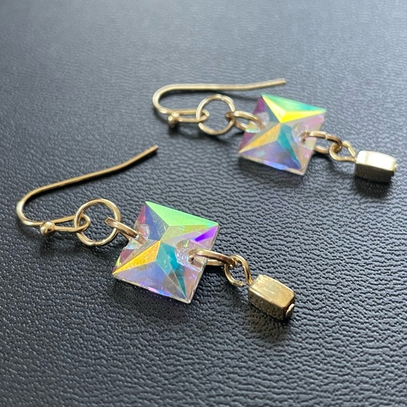 Crystal Rhinestone Earrings - Picture 4 of 5